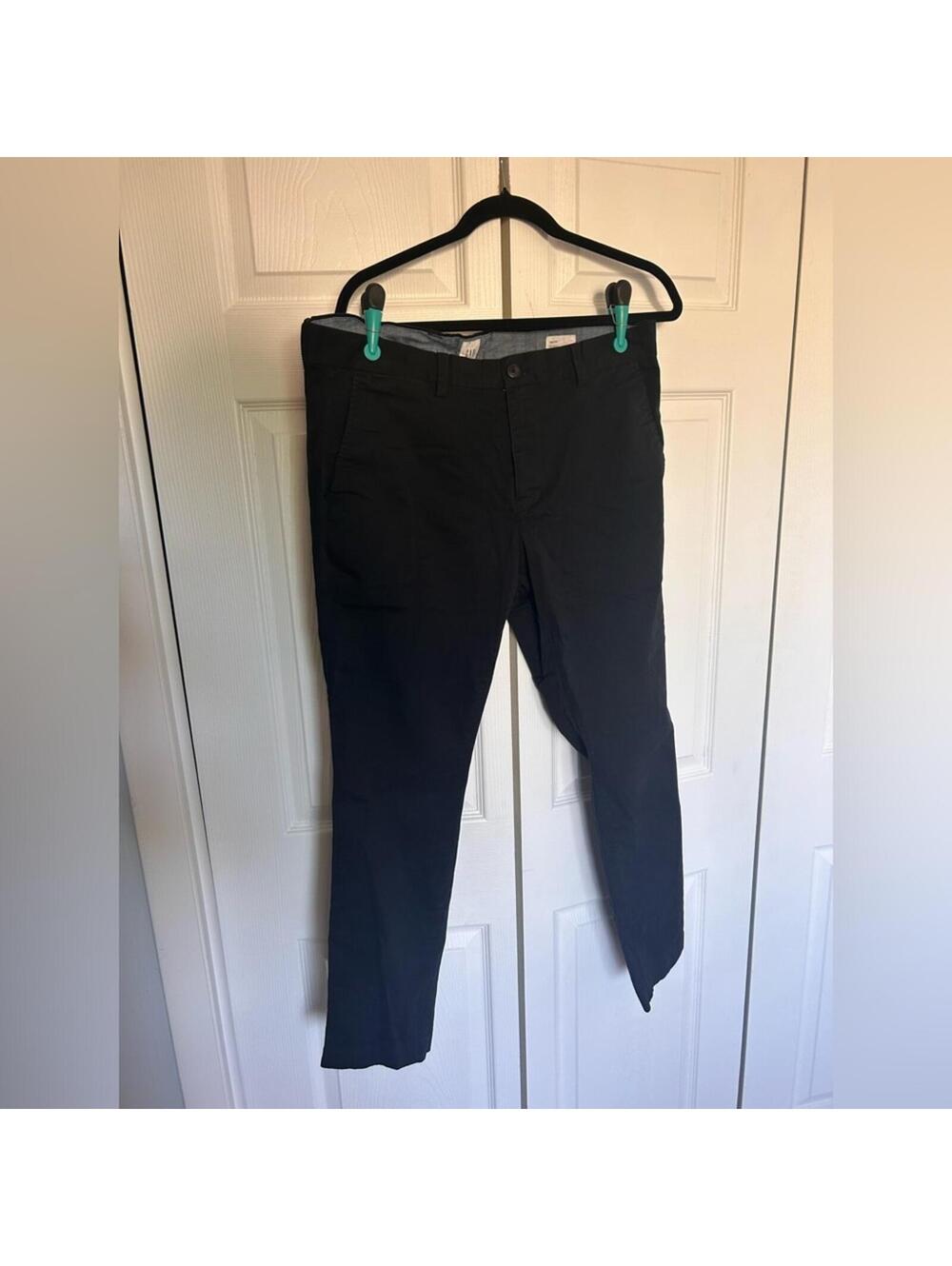 GAP Black Chinos Classic Straight-Leg